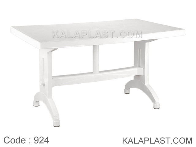 میز 6 نفره مستطیل متوسط پلاستیکی کد 924