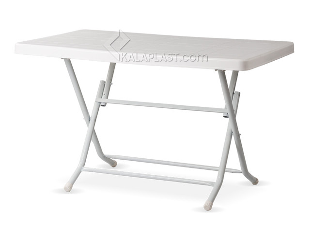میز 6 نفره مستطیل تاشو با پایه فلزی کد 2640