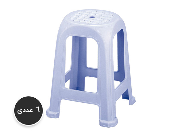 پک 6 عددی چهارپایه پلاستیکی کد 838