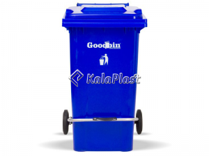 سطل زباله پلاستیکی 240 لیتری چرخدار و پدالدار  گودبین