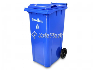سطل زباله پلاستیکی 180 لیتری چرخدار گودبین