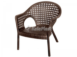صندلی پایه کوتاه حصیری کد 997