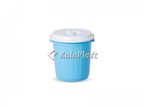 سطل گردکوچک دربدار پلاستیکی کد 600