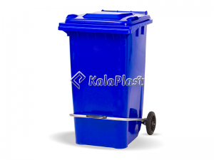 سطل زباله پلاستیکی 240 لیتری چرخدار و پدالدار سبلان ( SABALAN)
