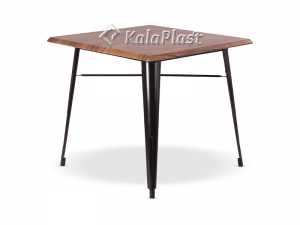 میز 4 نفره تولیکس با پایه فلزی کدcs80