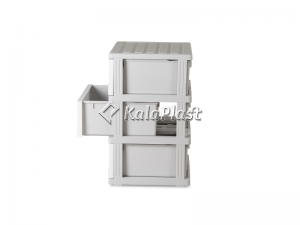 فایل 3طبقه با کشوهای پهن دل آسا D117-HW3