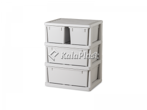 فایل 3طبقه با کشوهای پهن دل آسا D117-HW3