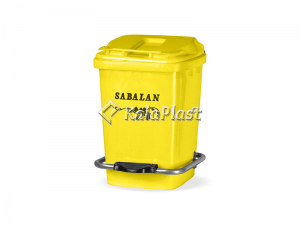 سطل بهداشتی پلاستیکی 12 لیتری پدالدار سبلان ( SABALAN)