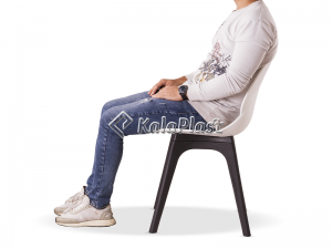 صندلی بدون دسته کندو با پایه پلاستیکی