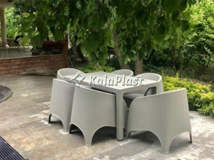 مبلمان حصیری 6 نفره کارلو  890321