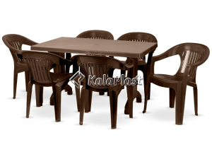 ست میز و صندلی 6 نفره ارکیده 824 868