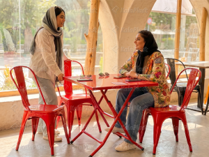 ست میز و صندلی 4 نفره فلزی لنا