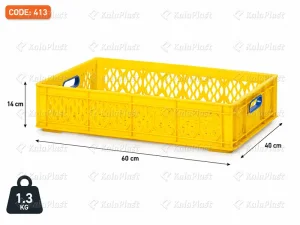 سبد صنعتی پلاستیکی کد ۴۱۳