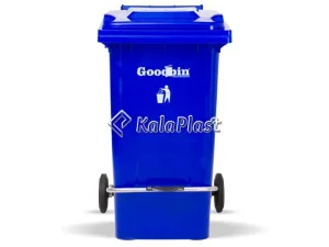 سطل زباله پلاستیکی ۲۴۰ لیتری چرخدار و پدالدار گودبین
