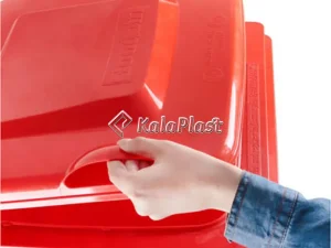 سطل زباله پلاستیکی ۱۲۰ لیتری چرخدار و پدالدار گودبین