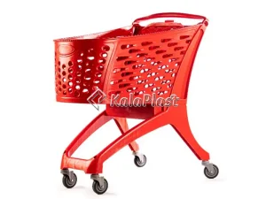 سبد خرید چرخدار فروشگاهی پلی‌کربنات ۲۱۰ لیتری