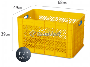 سبد صنعتی پلاستیکی کد 760