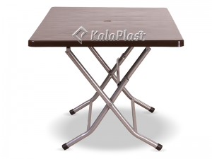 میز 6 نفره مستطیل تاشو با پایه فلزی کد 218