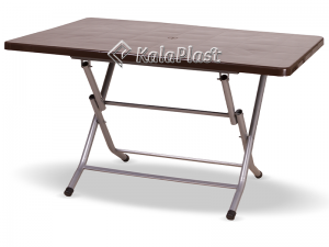 میز 6 نفره مستطیل تاشو با پایه فلزی کد 218