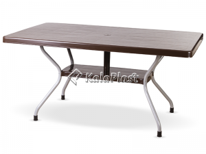 میز 8 نفره مستطیل پایه فلزی کد 920