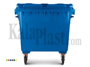سطل زباله 1100 لیتری مکانیزه پلی اتیلن شهری