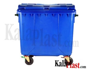 سطل زباله 770 لیتری مکانیزه پلی اتیلن شهری