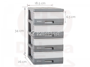 مینی فایل 4 طبقه دل آسا مدل D123-A5-GG4