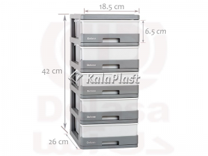 مینی فایل 5 طبقه دل آسا مدل D123-A5-GG5