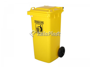 سطل زباله پلاستیکی 120 لیتری چرخدار سبلان ( SABALAN)