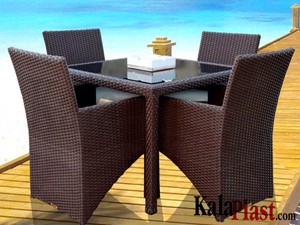 ست میز و صندلی فول کاردینال 4 نفره