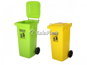 سطل زباله پلاستیکی 100 لیتری چرخدار سبلان ( SABALAN)