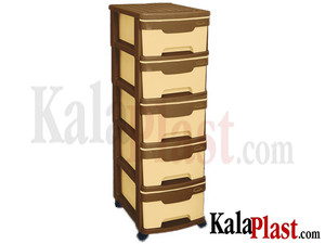 فایل 5 طبقه لارج ساده ناصر پلاستیک کد 605L
