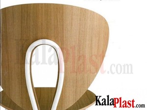 صندلی بدون دسته پلی کربنات لانژ با پایه آلومینیومی کد N115