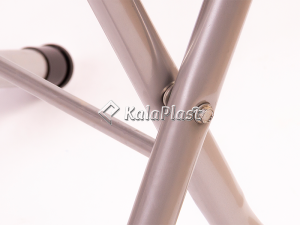 میز 6 نفره مستطیل طرح حصیری تاشو با پایه فلزی کد 521