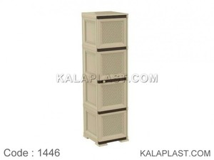 کمد 4 طبقه تک درب وندیک کد 1446