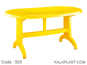 میز 6 نفره بیضی متوسط پلاستیکی کد 925