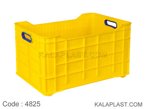 جعبه 25 کیلویی لبه دار (طرح ابهر) طول 52 عرض 34 در ارتفاع  31 سانتیمتر    کد 825