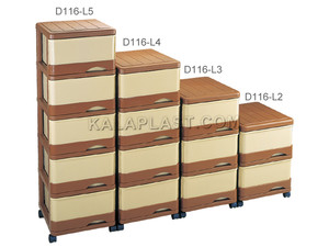 فایل 2 طبقه لارج طرح چوب دل آسا D116-L2