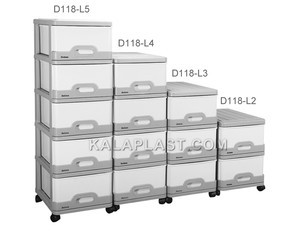 فایل 2 طبقه لارج دل آسا D118-L2