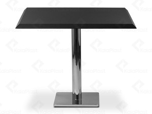 میز 4 نفره مربع صفحه PVC با پایه مربع چدنی استیل کد S492