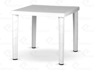 میز 4 نفره مربع با پایه لوله ای پلاستیکی کد 823