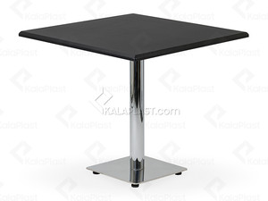 میز مربع صفحه PVC با پایه استیل کد G492