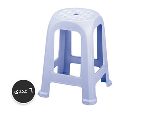 پک 6 عددی چهارپایه پلاستیکی کد 838