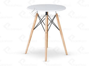 میز 2 نفره گرد ایمیز با صفحه MDF روکش PVC کد119