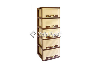 فایل 5 طبقه کشوهای عمیق طرح کرکره دل آسا D119-XS5
