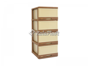 فایل 4 طبقه بزرگ مدل کرکره ای دل آسا D113-XW4