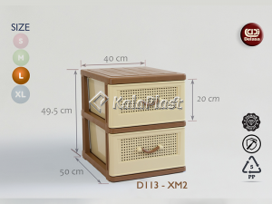 فایل 2طبقه بزرگ طرح حصیرباف دل آسا D113-XM2