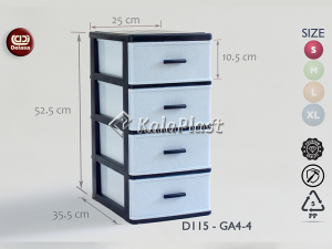 فایل کوچک طرح گرانیتی دل آسا D115-GA4-4