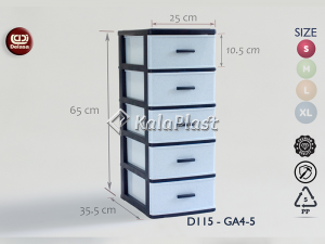 فایل کوچک طرح گرانیتی دل آسا D115-GA4-5
