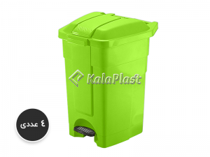 سطل پدالدار 60 لیتری با پدال پلاستیکی کد 4800